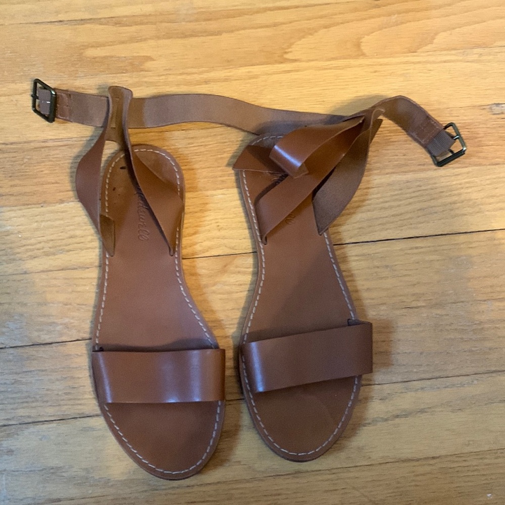 Madewell Brown Leather Sandals Size 9